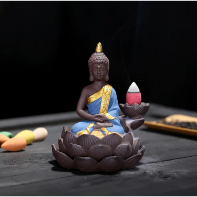 Brûleur d'Encens  "Bouddha sur Lotus"