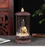 Brûleur d'encens Éléphant Ganesh Doré