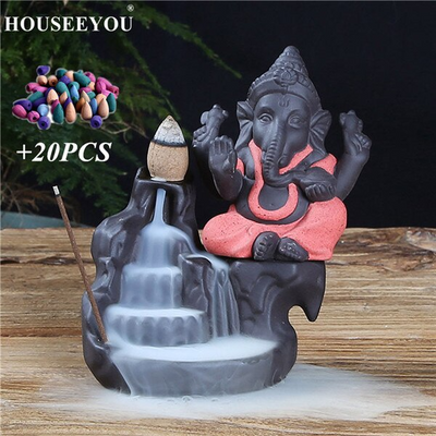 Brûleur d'Encens Cascade de Ganesh