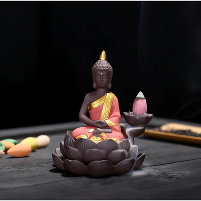 Brûleur d'Encens  "Bouddha sur Lotus"