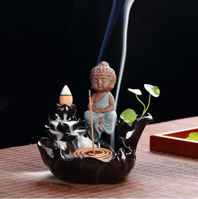 Brûleur d'Encens "Le Moine et son serpentin"