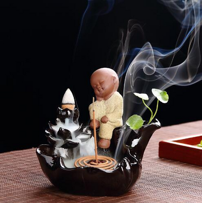 Brûleur d'Encens "Le Moine et son serpentin"