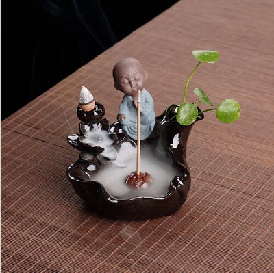 Brûleur d'Encens "Le Moine et son serpentin"