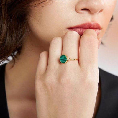 Bague Malachite