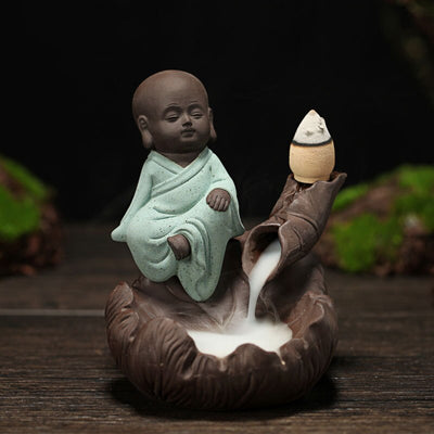 Brûleur d'encens "Le Moine et sa Cascade"