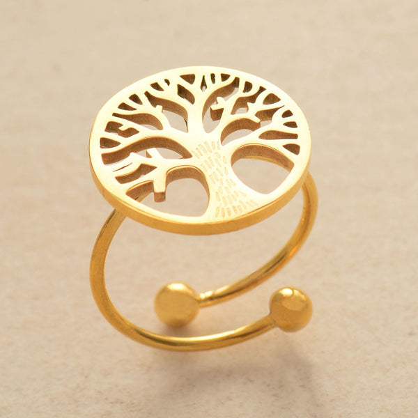 Bague Arbre De Vie Or