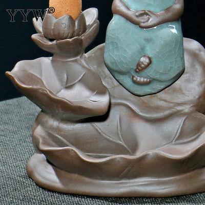 Brûleur d'Encens Bouddha en Paix