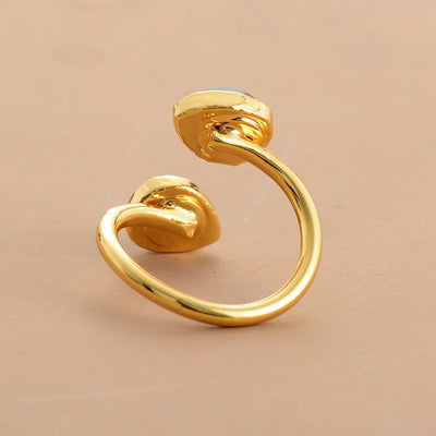 Bague Or Labradorite