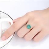 Bague Malachite