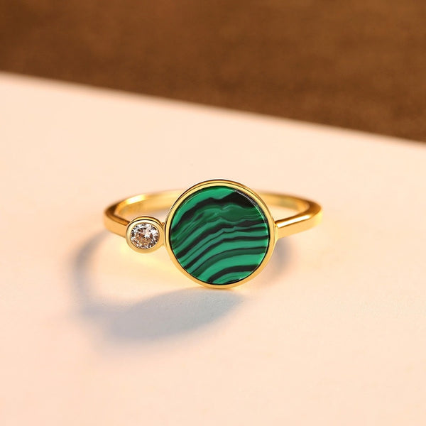 Bague Malachite