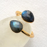 Bague Or Labradorite