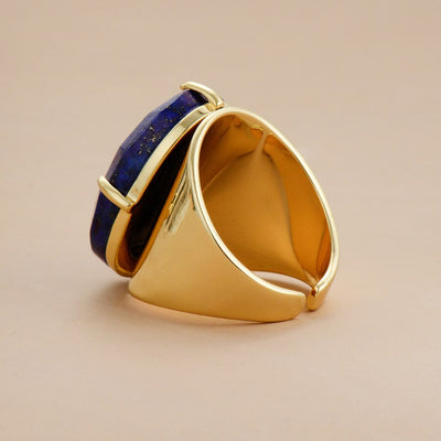 Bague « Amélioration de l’expression » en Lapis Lazuli