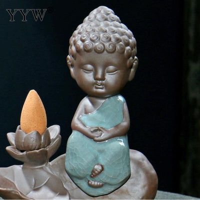 Brûleur d'Encens Bouddha en Paix