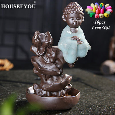 Brûleur d'Encens Moine Suspendu