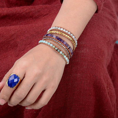 Bague « Amélioration de l’expression » en Lapis Lazuli