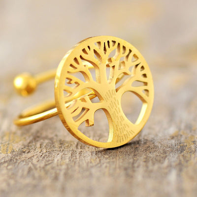 Bague Arbre De Vie Or
