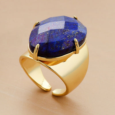 Bague « Amélioration de l’expression » en Lapis Lazuli