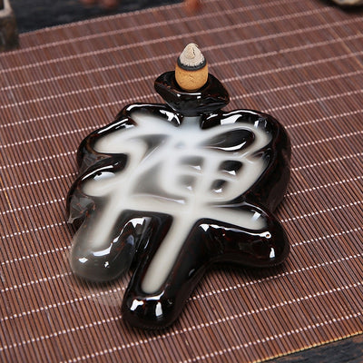 Brûleur d'encens Zen "Lettres Chinoises"