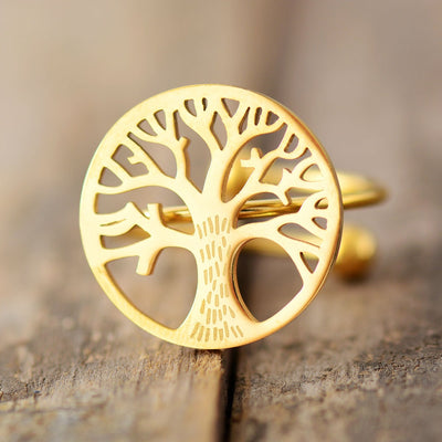 Bague Arbre De Vie Or