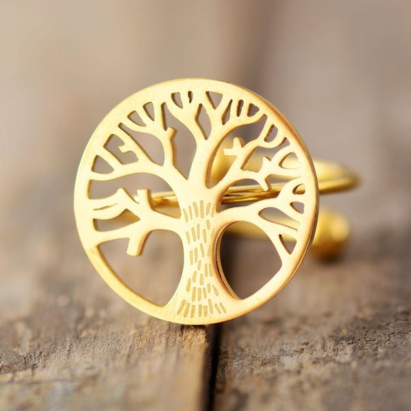 Bague Arbre De Vie Or