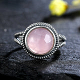 Bague en Quartz Rose