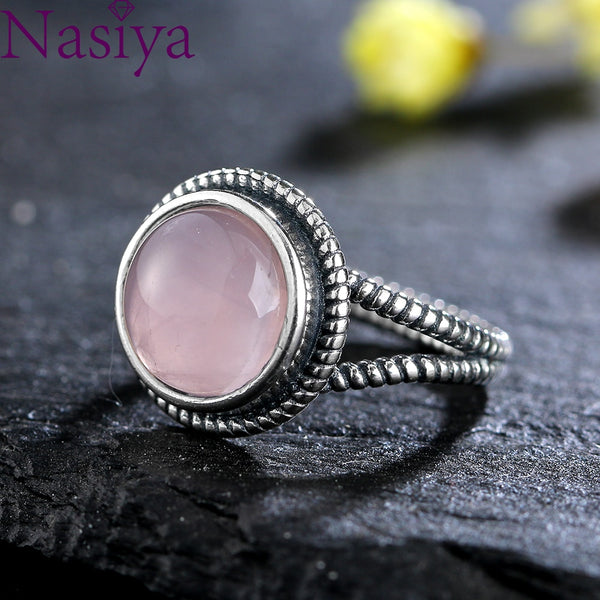 Bague en Quartz Rose