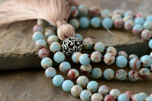 Collier Yoga 108 perles avec des pierres naturelles