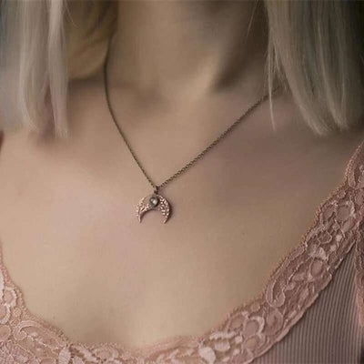 Collier "Guérison émotionnelle" en pierre de lune et bronze