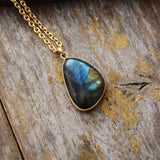 Collier de persévérance en labradorite