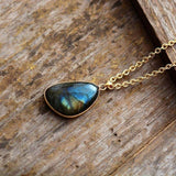 Collier de persévérance en labradorite