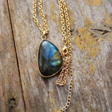 Collier de persévérance en labradorite