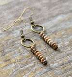 Boucles d'oreilles "Protection" en Jaspe