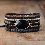 Bracelet de "Vigueur et Force" en Onyx noir