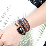 Bracelet de "Vigueur et Force" en Onyx noir