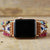 Correa Apple Watch arabesca con Lapis Lazuli y Agate (3 vueltas)