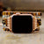 Correa Apple Watch boho elegante con piedras de ojo de tigre (5 vueltas)