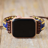 Bracelet Apple Watch avec pierres semi-précieuses