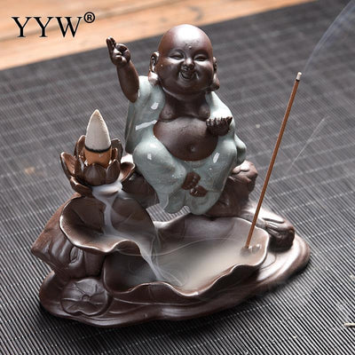 Brûleur d'Encens Cascade "Le moine sur un arbre"