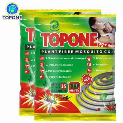 Encens Anti-Moustique: 2 Boîtes de 10 encens en Spirales