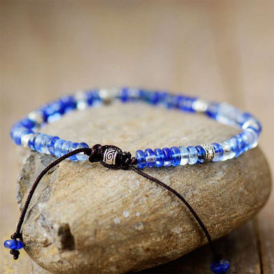 Bracelet "Sérénité" avec pierres de jaspe, labradorite ou quartz